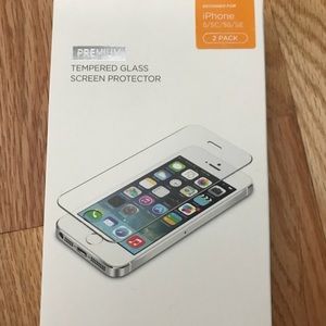 Tempered Glass iPhone Case - 5, 5C, SE